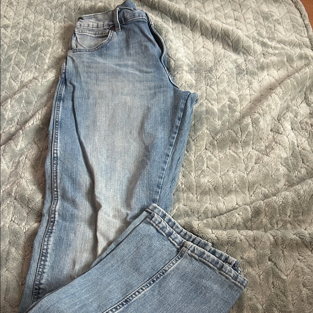 Wrangler Men's Slim Jeans - Light Blue